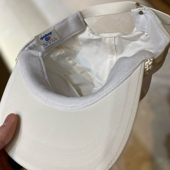 Vintage Roundup Herbicide leather strap back Trucker Hat by Sportscap - Picture 4 of 4